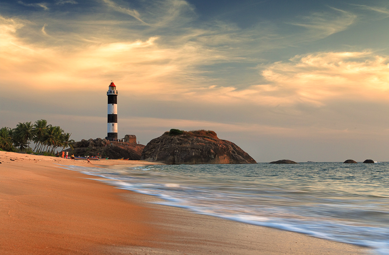Kaup Beach and Lighthouse
